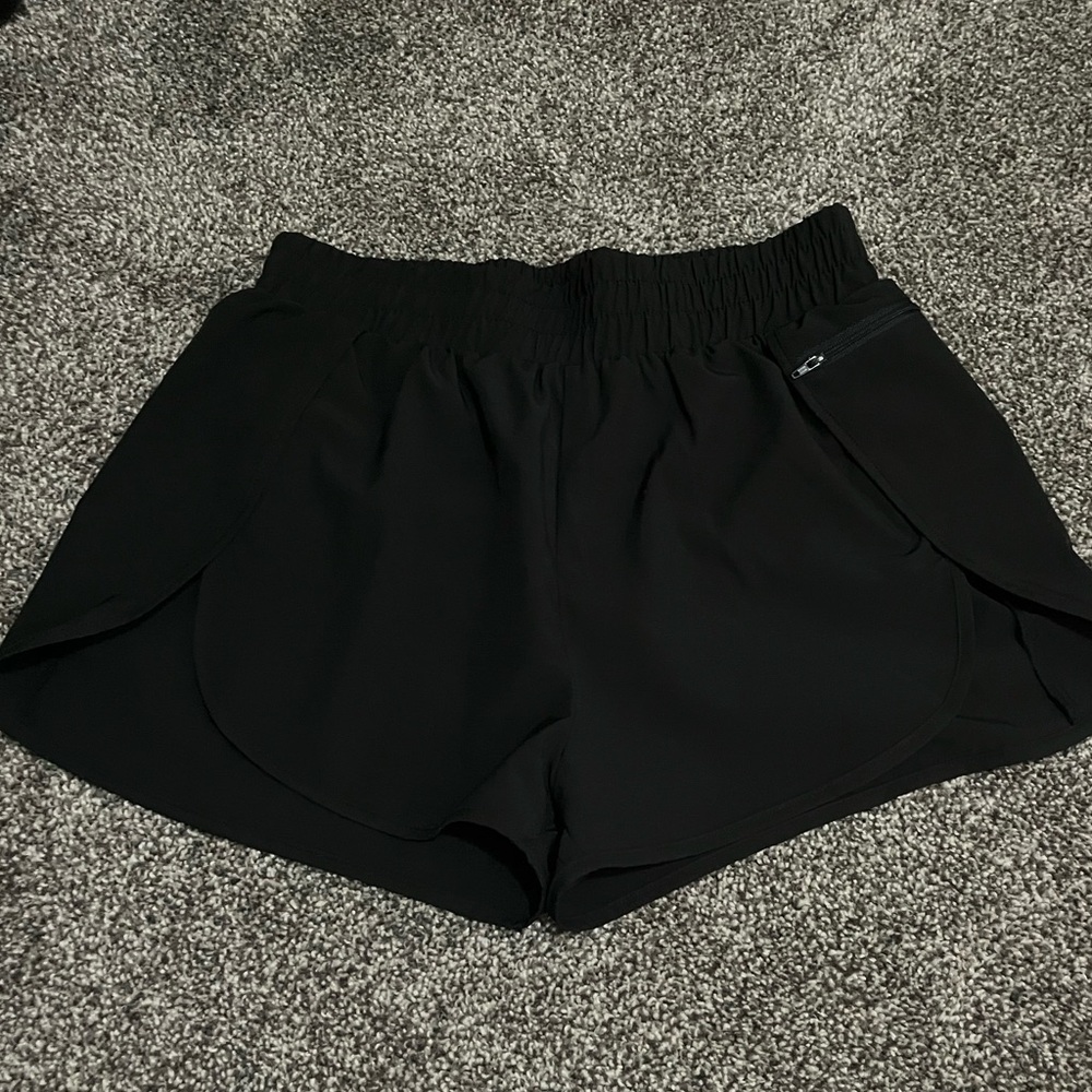Women's Black Athletic Shorts